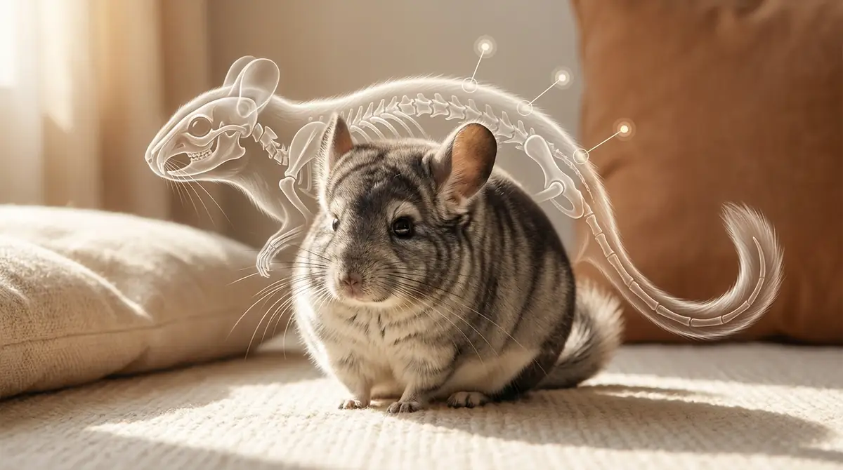 チンチラが丸く見える3つの理由｜実は体は細身だった