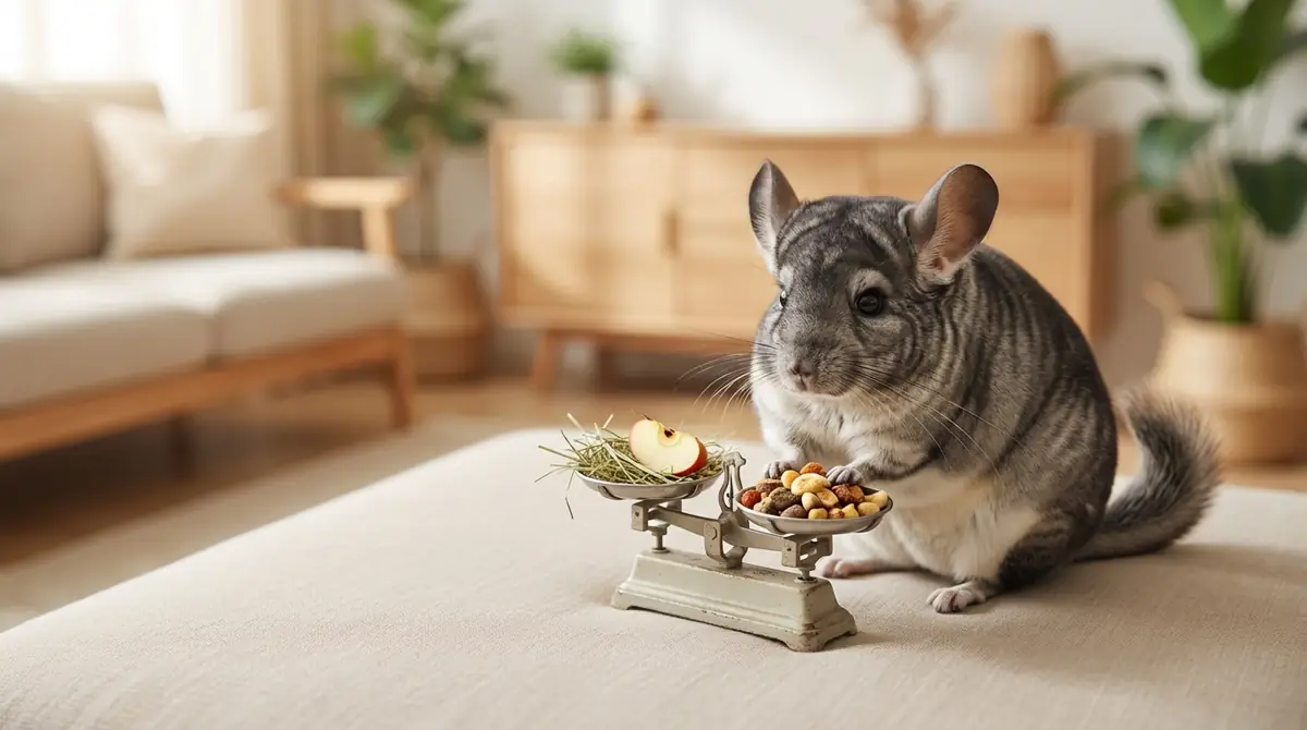 丸いチンチラは太りすぎ？健康的な丸さと肥満の見分け方