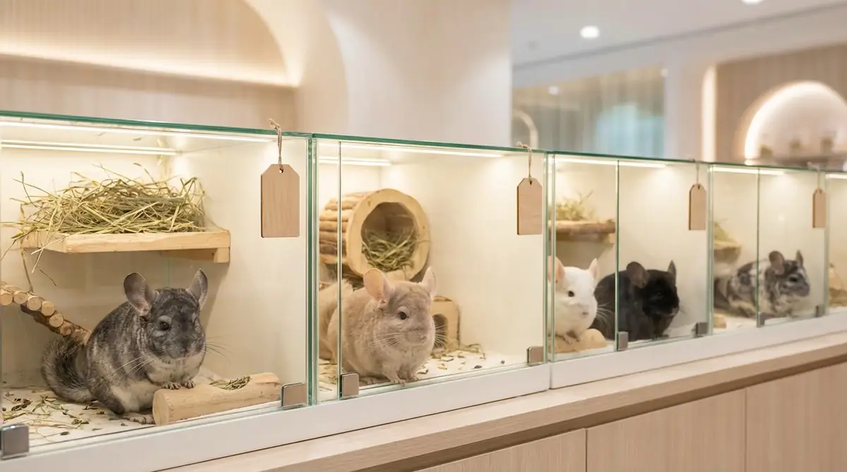 チンチラのペットショップでの価格相場【カラー別一覧】