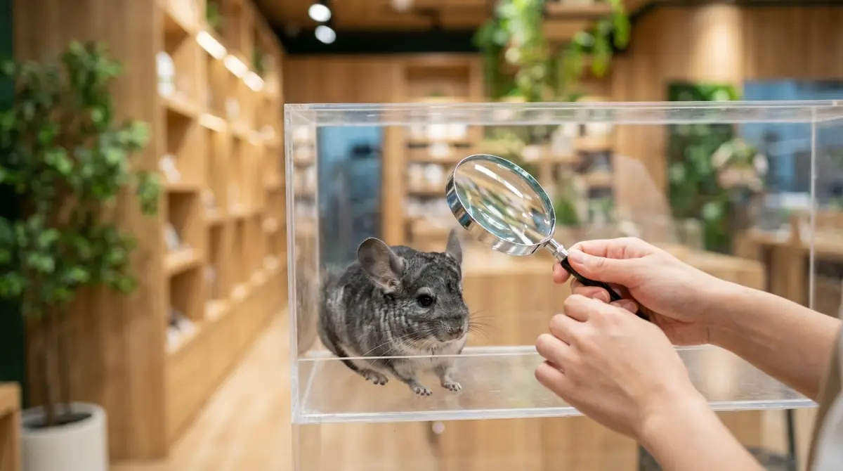 ペットショップでチンチラを購入する際の注意点