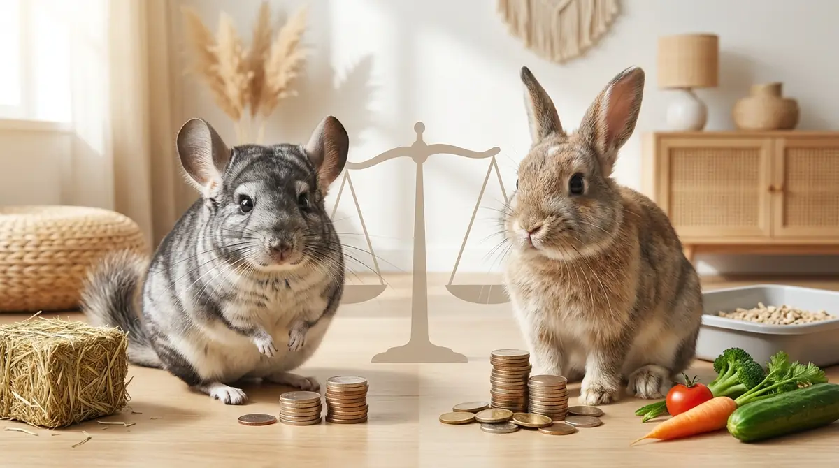チンチラとうさぎの費用を比較｜値段・初期費用・維持費