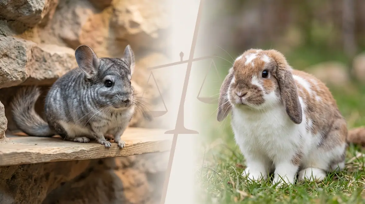 チンチラとうさぎどっちを飼う？タイプ別おすすめ診断