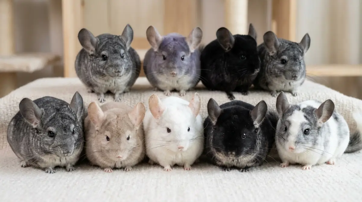 チンチラの種類は全部で何種類?毛色は約10〜15種類