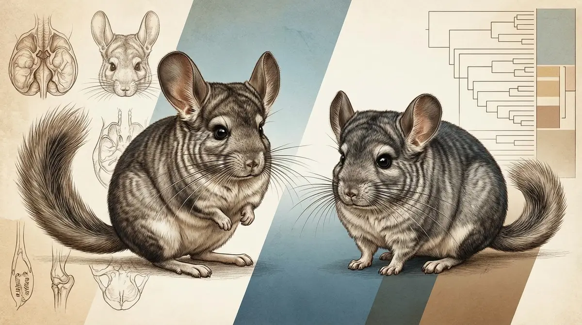 オナガチンチラとタンビチンチラの違い【生物学的分類】