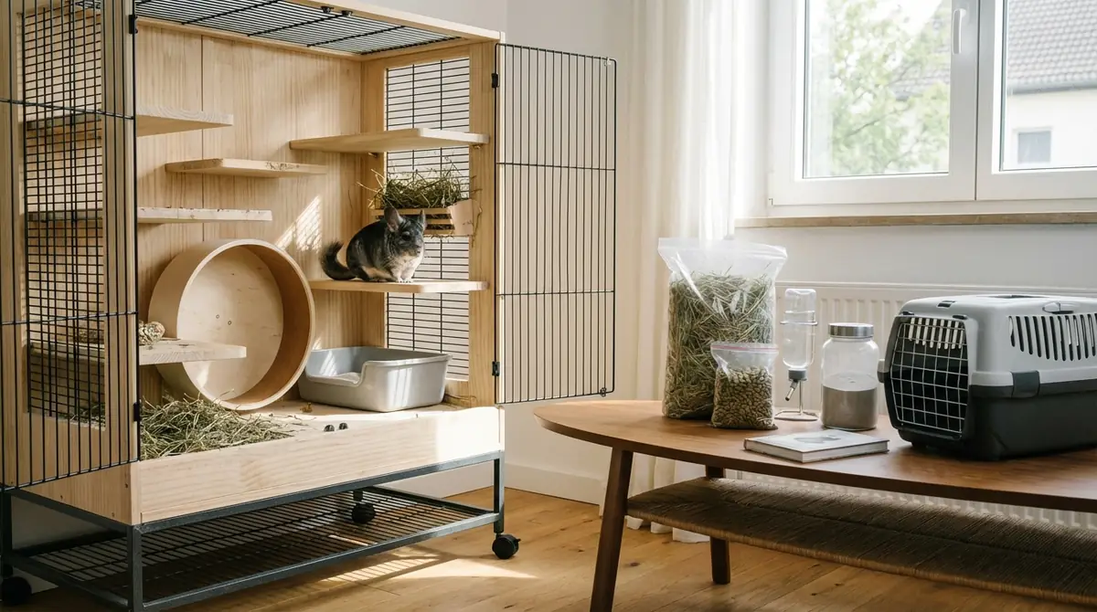 チンチラの飼い方|準備するものと飼育環境