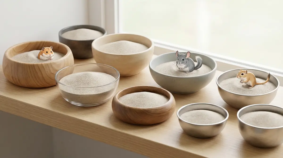 砂浴び容器の選び方5つのポイント