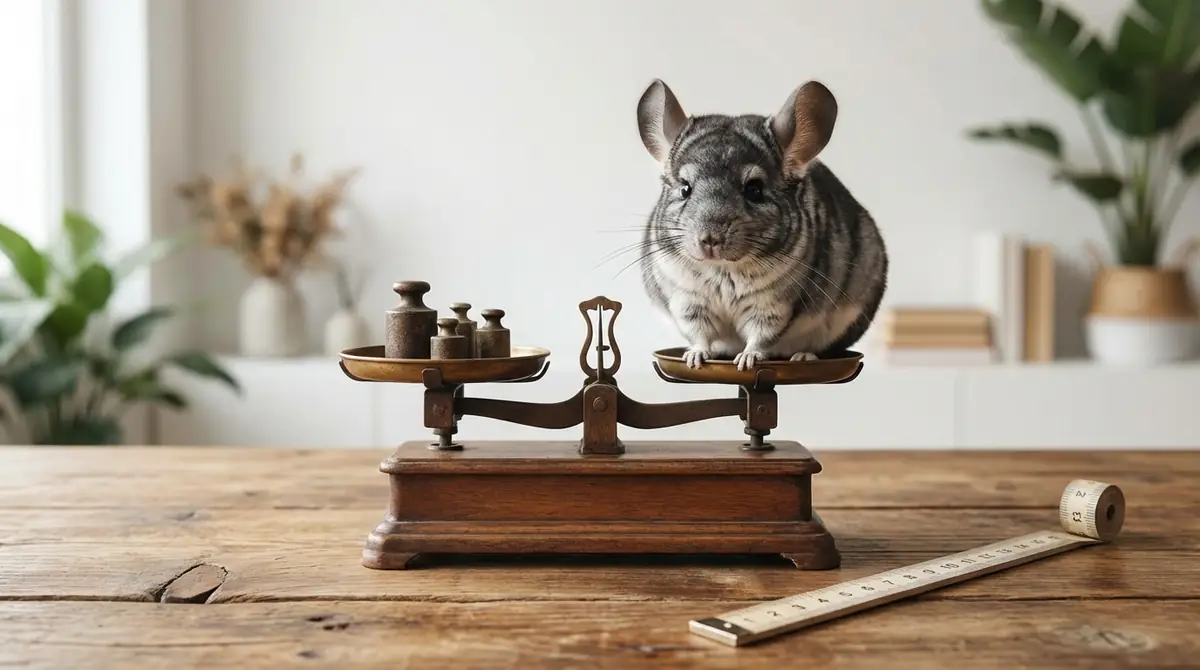 【結論】チンチラの大きさは体長25〜30cm・体重400〜600g