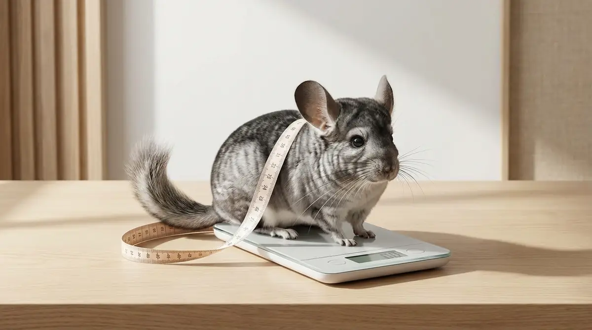 チンチラの体長・体重・尻尾の長さを詳しく解説