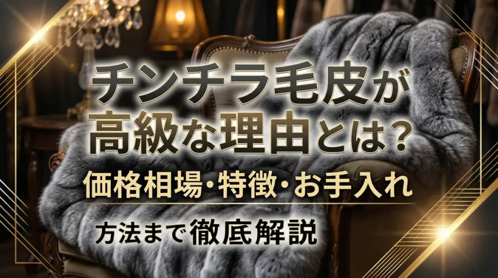 チンチラ毛皮が高級な理由とは？価格相場・特徴・お手入れ方法まで徹底解説