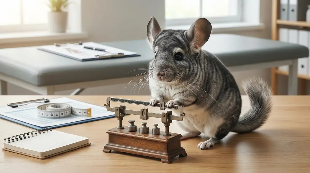 チンチラの適正体重は400〜800g｜オス・メス別の目安一覧