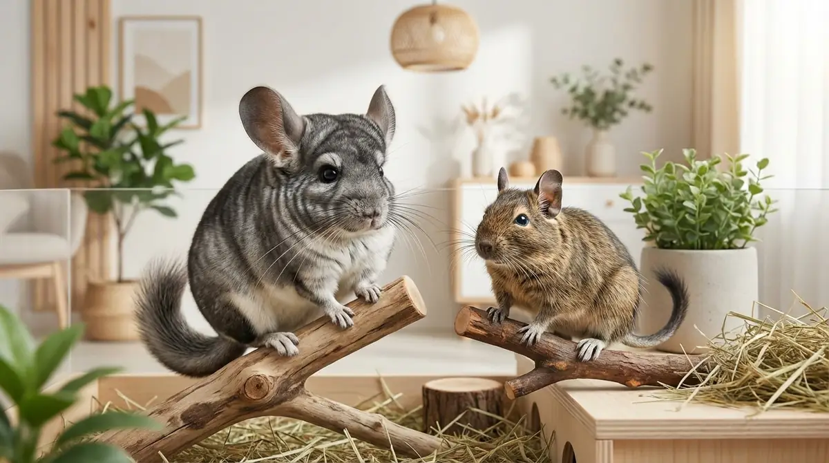 チンチラとデグーの飼育難易度｜初心者はどっちが飼いやすい？