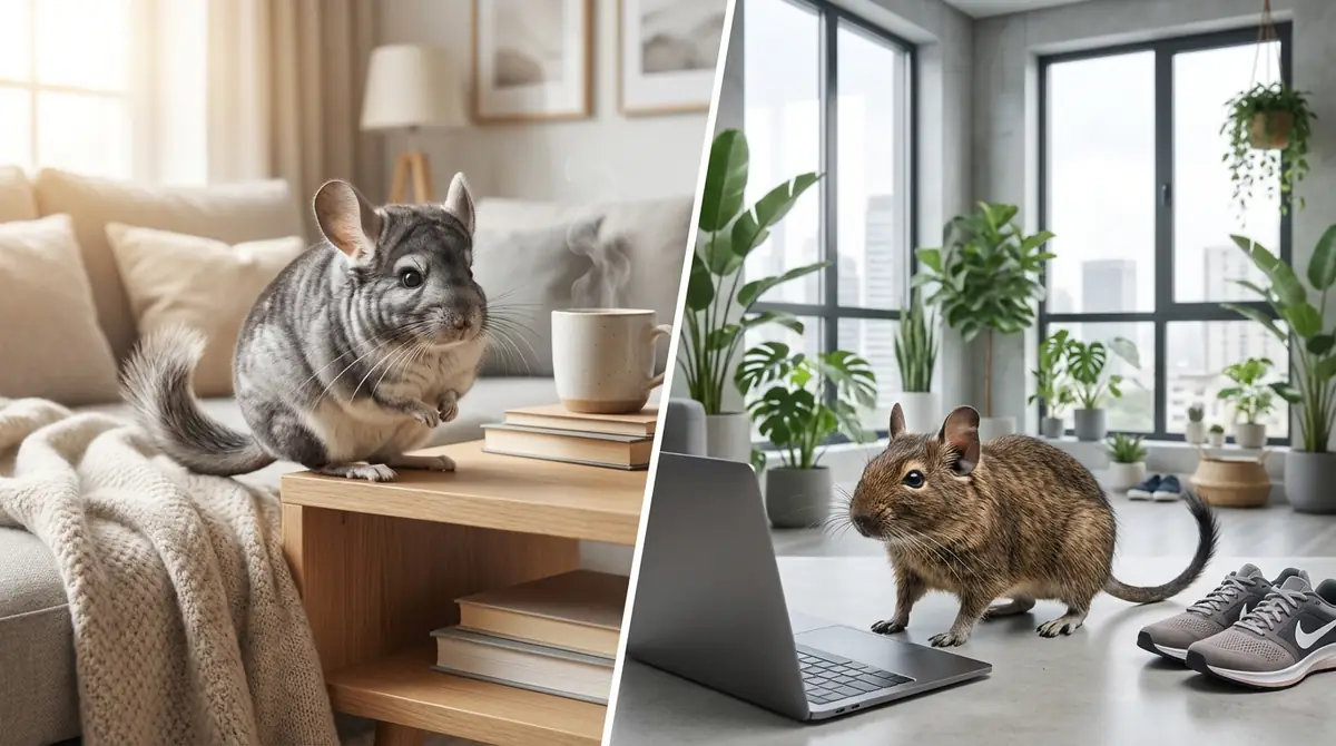 ライフスタイル別｜チンチラとデグーどっちが合う？