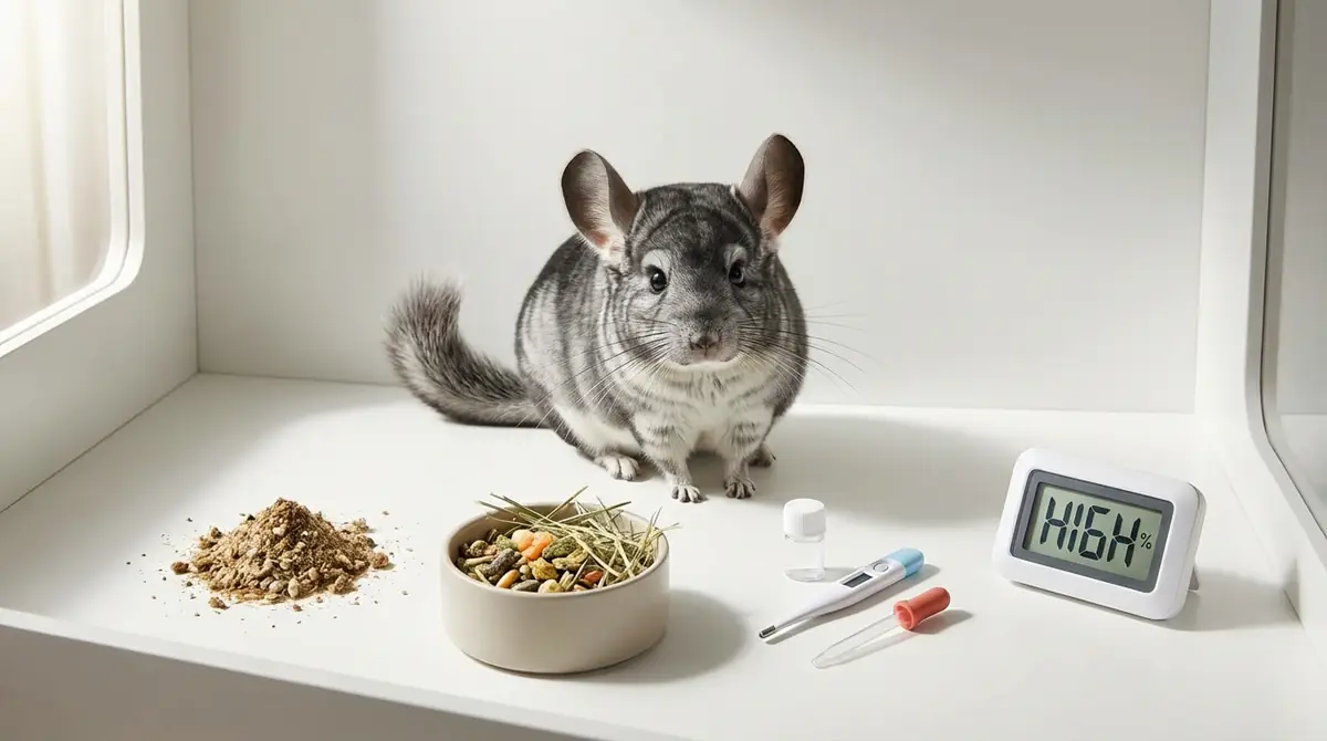 チンチラが臭いと感じる4つの原因