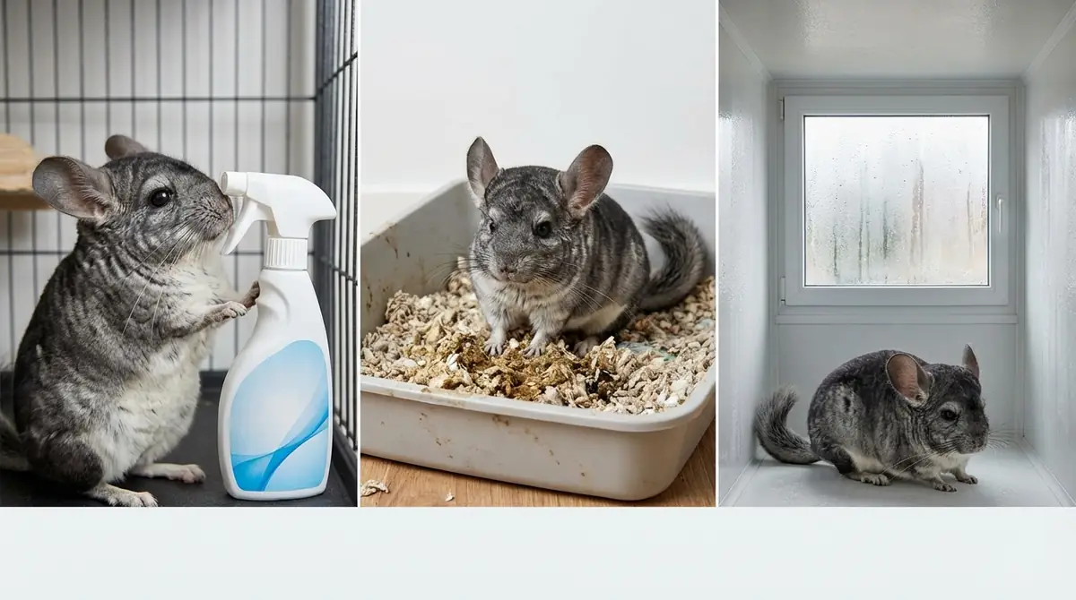 チンチラの臭い対策でやってはいけないNG行動3選