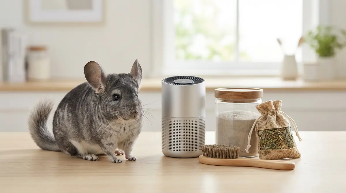 チンチラの臭い対策に役立つグッズの選び方