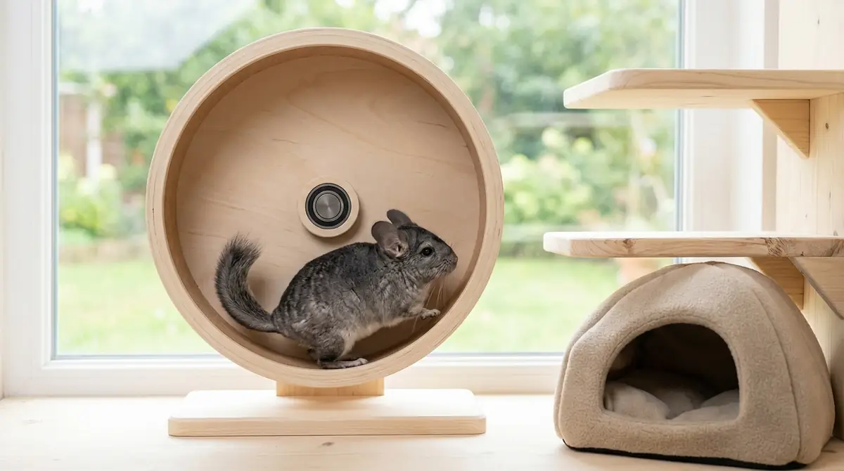 【結論】チンチラの回し車は直径38〜40cm目安の静音タイプを選ぶ