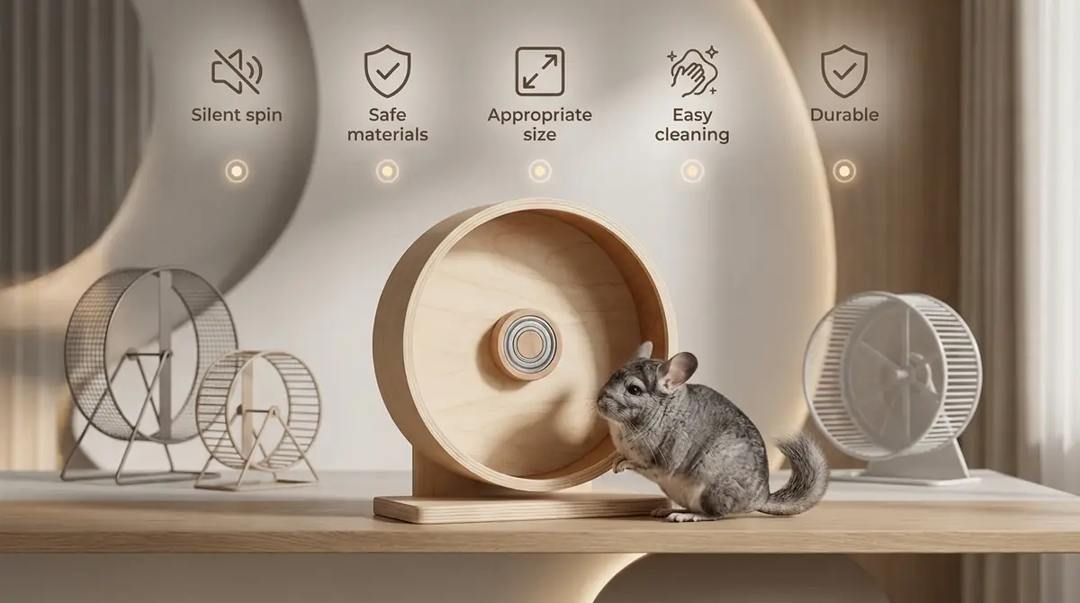 失敗しないチンチラ用回し車の選び方5つのポイント