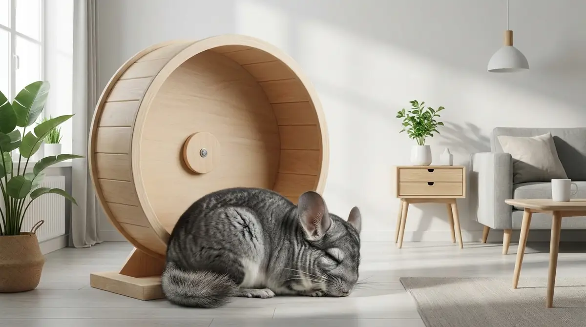 チンチラが回し車を使わないときの原因と対処法