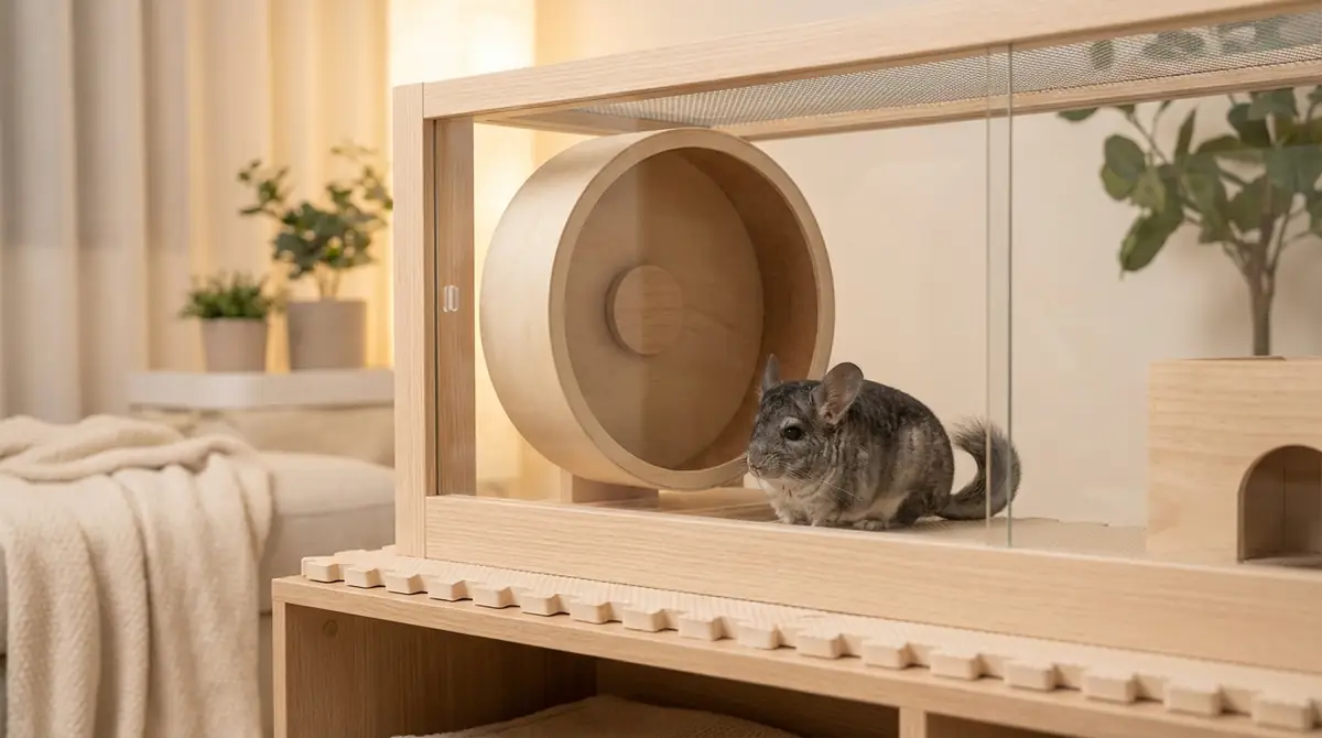 チンチラの回し車がうるさいときの騒音対策