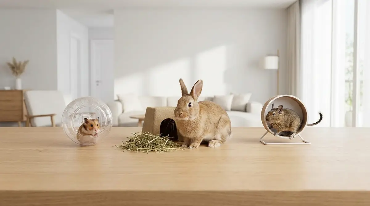 他の小動物と飼いやすさを比較｜ハムスター・うさぎ・デグー