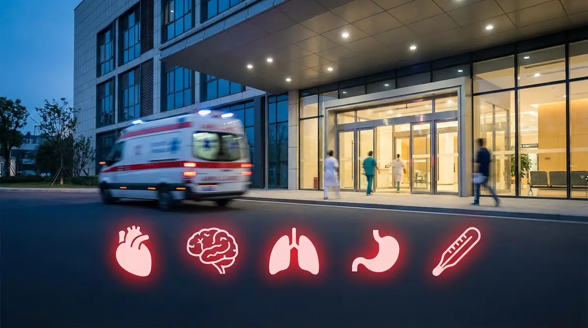 今すぐ病院へ行くべき5つの危険サイン