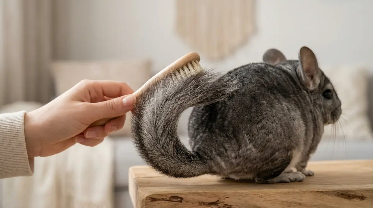 チンチラの尻尾を健康に保つ日常ケア