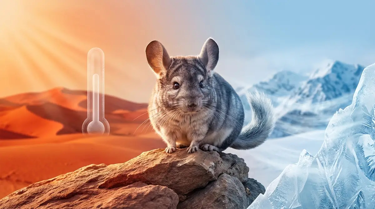 チンチラが温度変化に弱い3つの理由