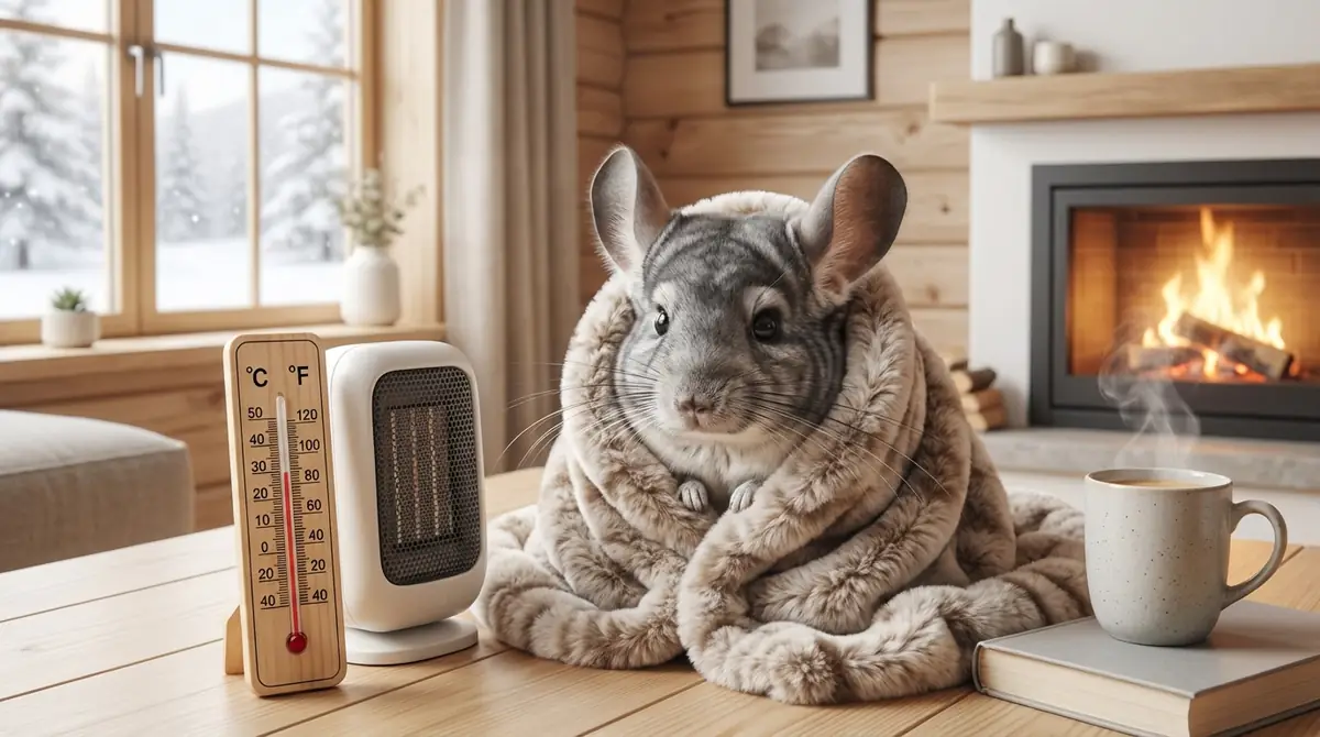 【冬】チンチラの寒さ対策｜適切な温度を保つ保温方法