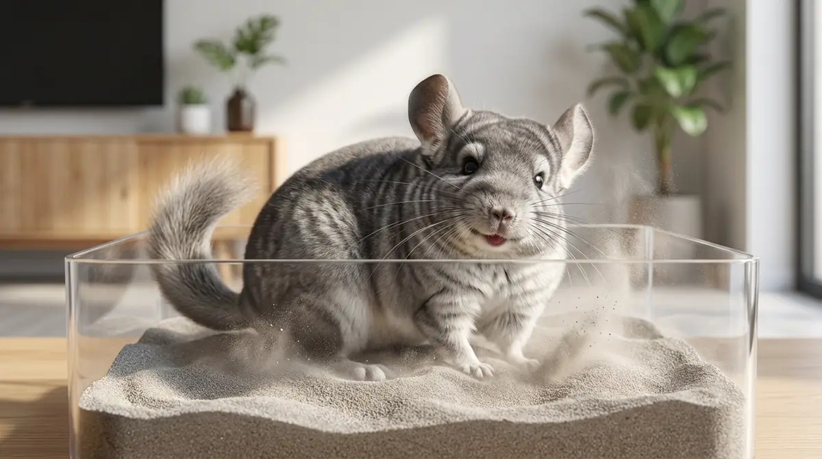 チンチラに砂浴びが必要な3つの理由｜被毛と健康を守る仕組み