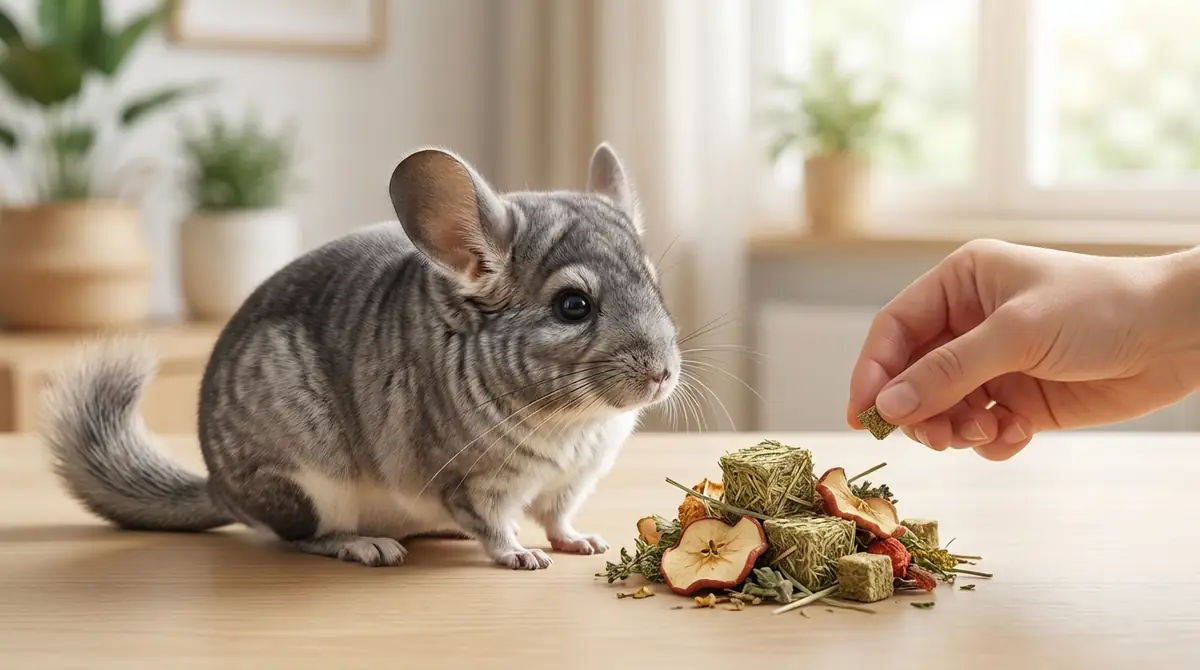 チンチラにおやつは必要？与える前に知っておきたい基本