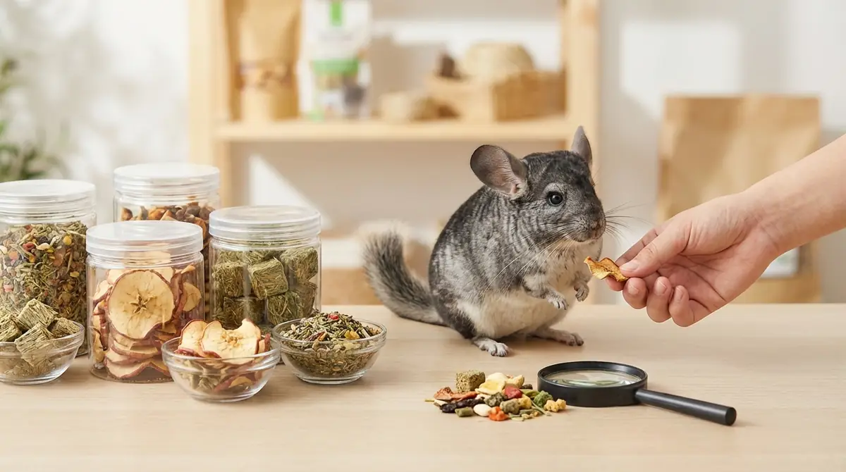 市販のチンチラ用おやつの選び方と注意点