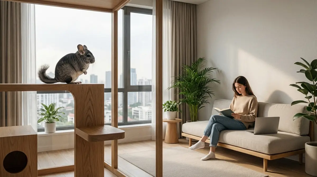 チンチラは一人暮らし・マンションでも飼える？