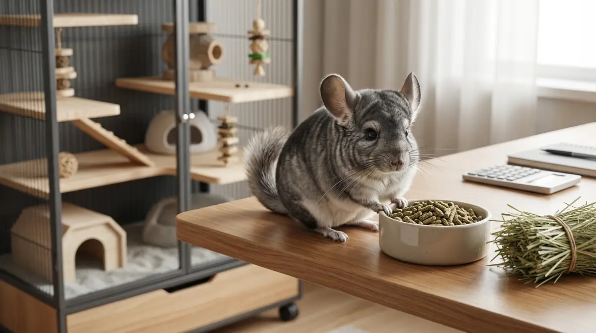 チンチラの値段と飼育にかかる費用の目安