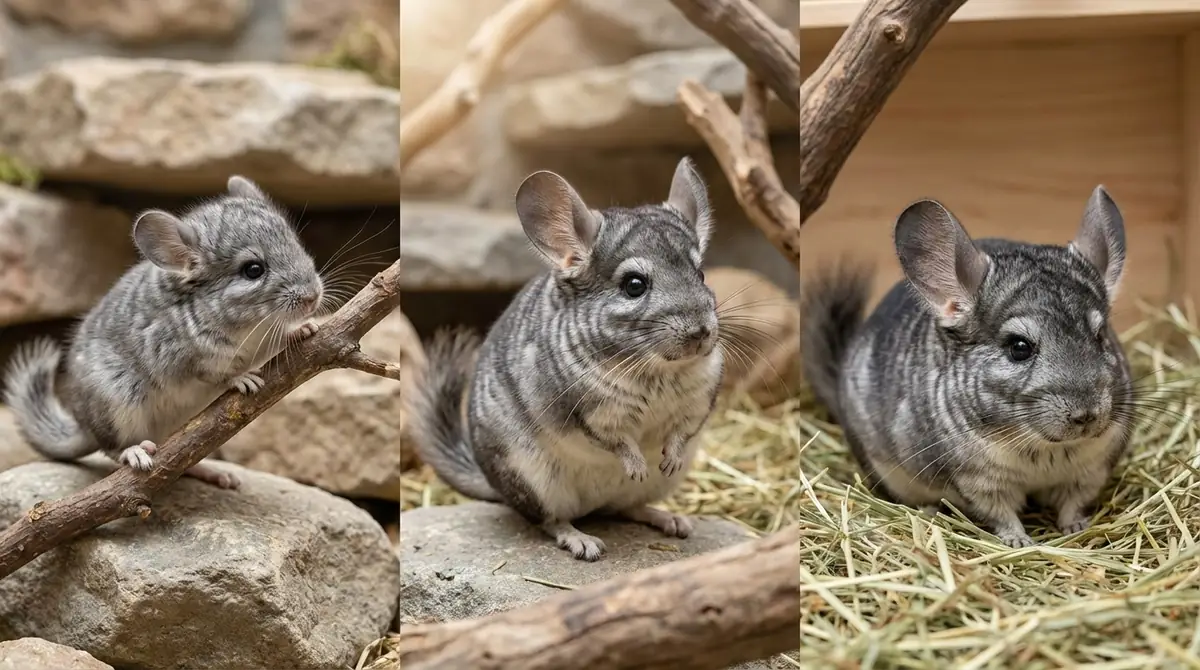 チンチラの性格は年齢で変わる？ベビー期からシニア期まで