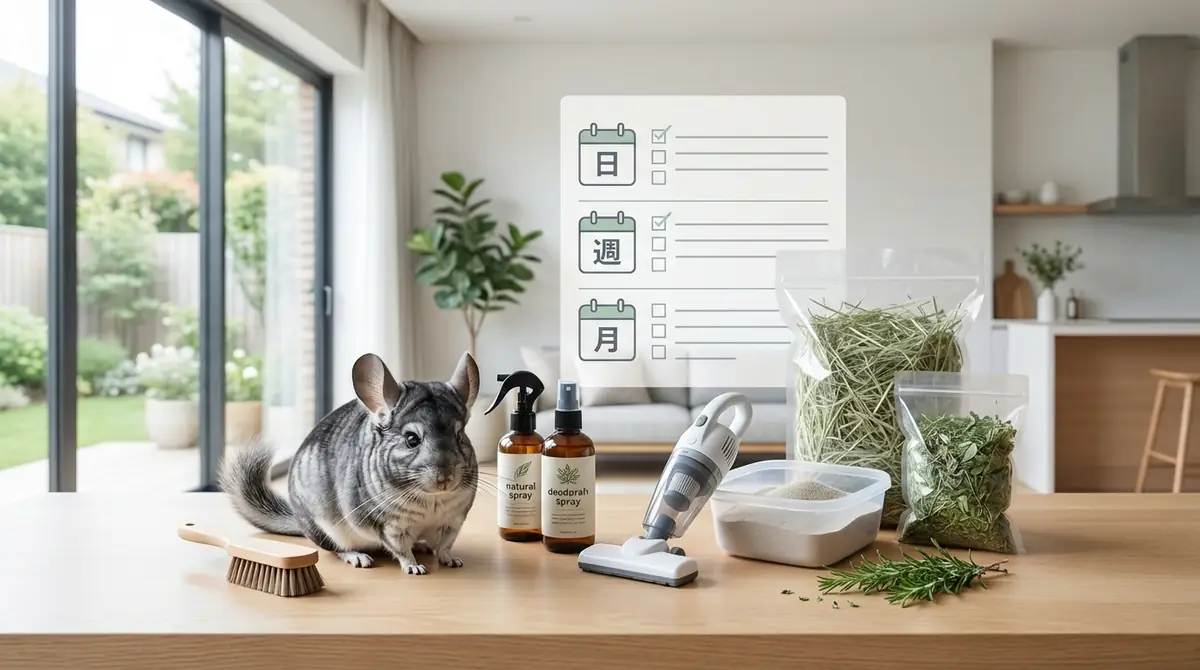 【頻度別】チンチラの匂い対策チェックリスト