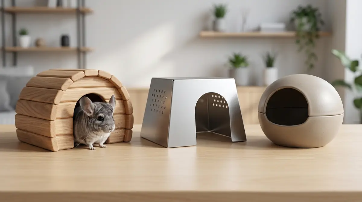 チンチラ用ハウスの種類を比較｜素材別メリット・デメリット