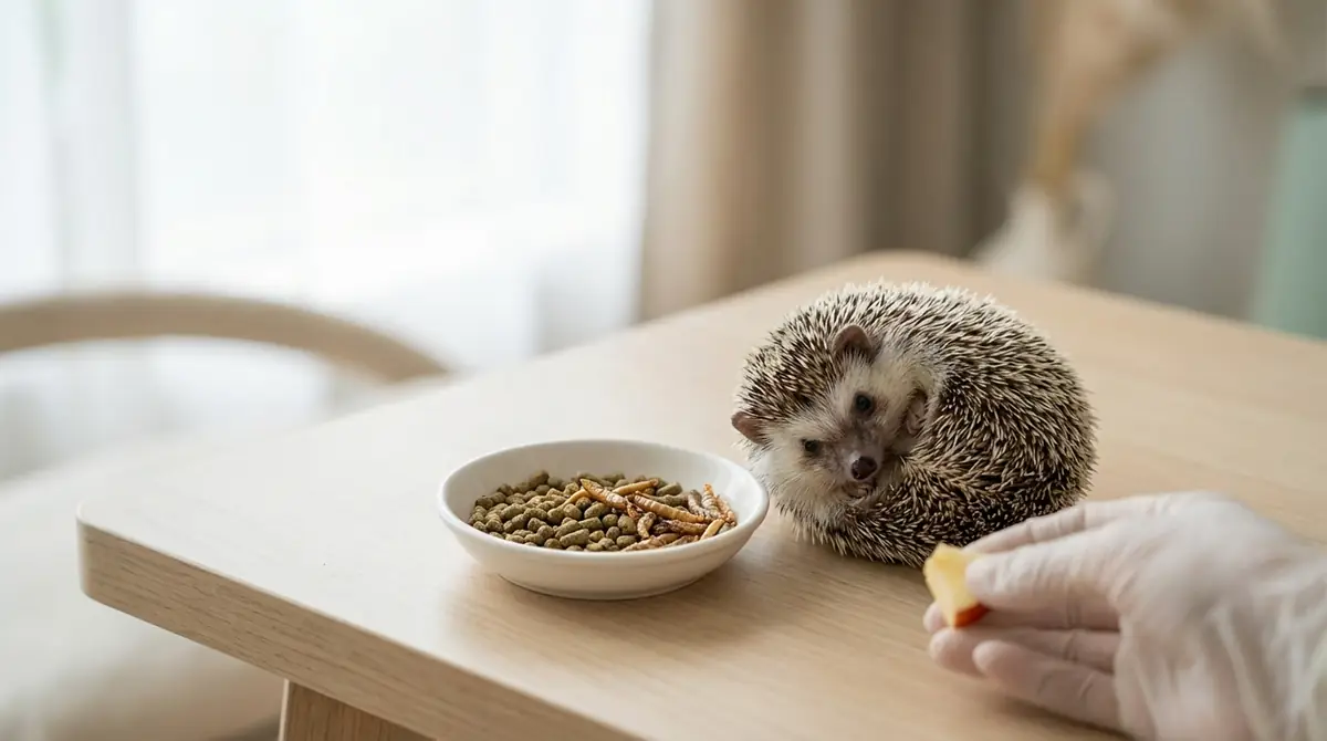 ハリネズミが餌を食べないときの原因と対処法