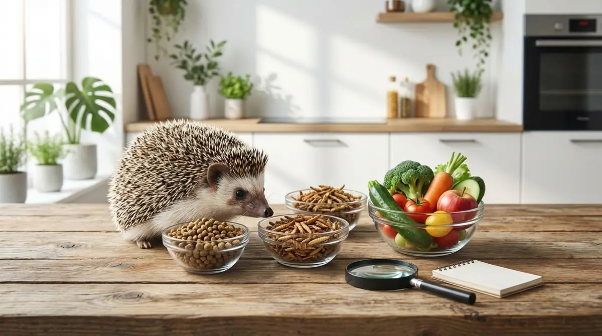 ハリネズミ用フードの選び方|3つのチェックポイント