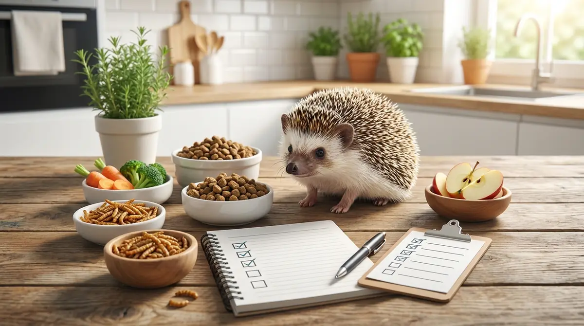 まとめ|ハリネズミの食べ物と食事管理チェックリスト