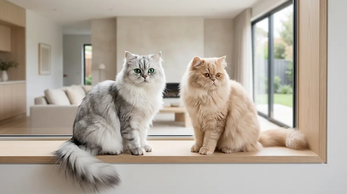 チンチラペルシャとペルシャ猫の違い