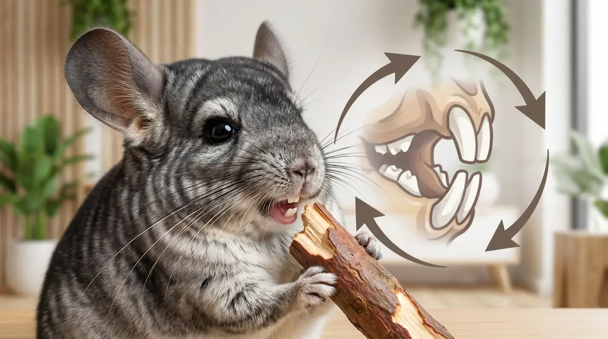 チンチラの歯の基礎知識｜歯ぎしりが必要な理由