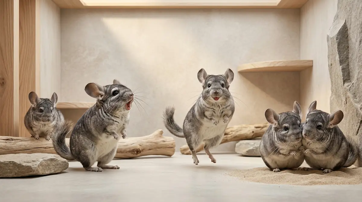 チンチラが鳴く8種類の鳴き声と意味を解説