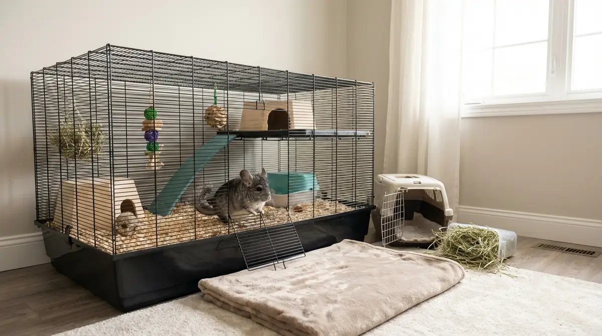 チンチラを迎えた初日〜1週間の過ごし方