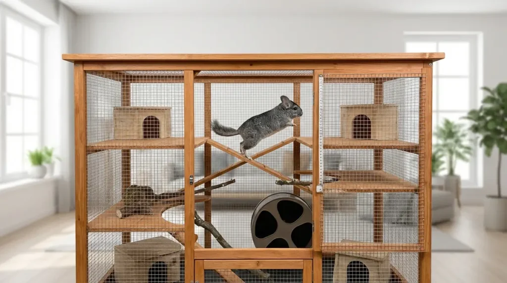 チンチラの大型ケージは最低でもこのサイズが必要【結論】