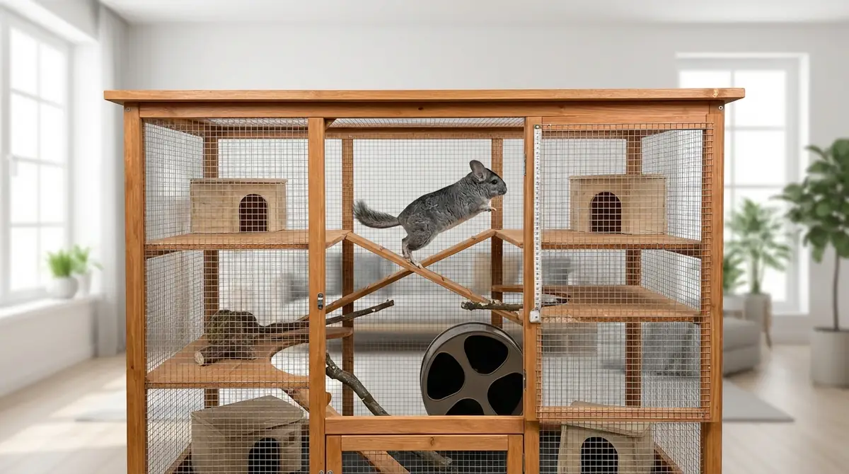 チンチラの大型ケージは最低でもこのサイズが必要【結論】