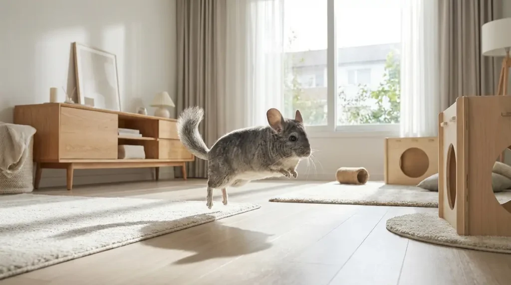 チンチラの部屋んぽとは？必要な理由と3つのメリット