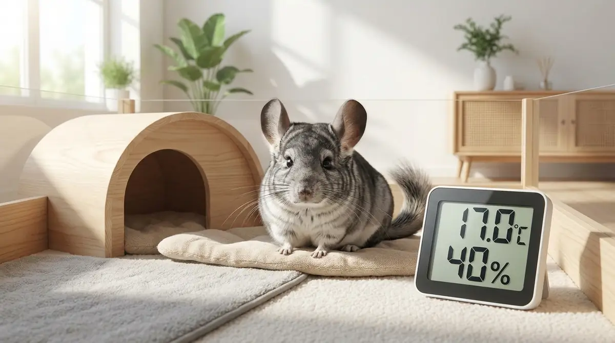 【結論】チンチラの適温は17〜21℃・湿度は40〜50%