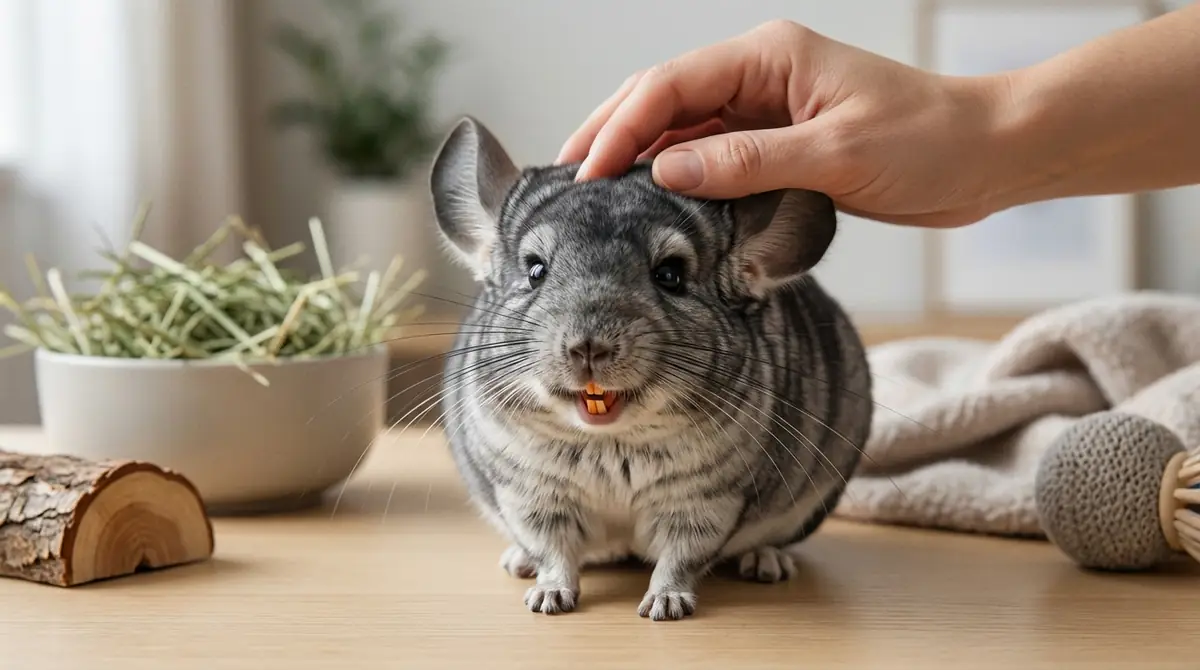 チンチラの歯ぎしりが気になるときの対処法4ステップ