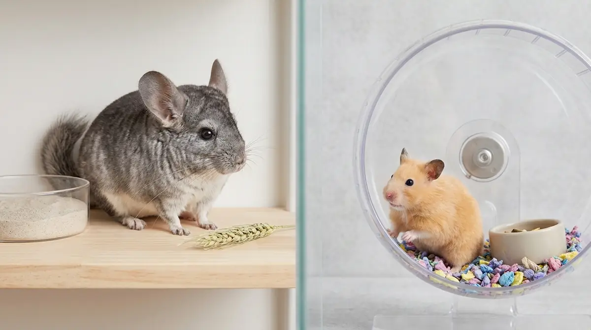 【結論】チンチラとハムスターは別の動物！基本の違いを解説
