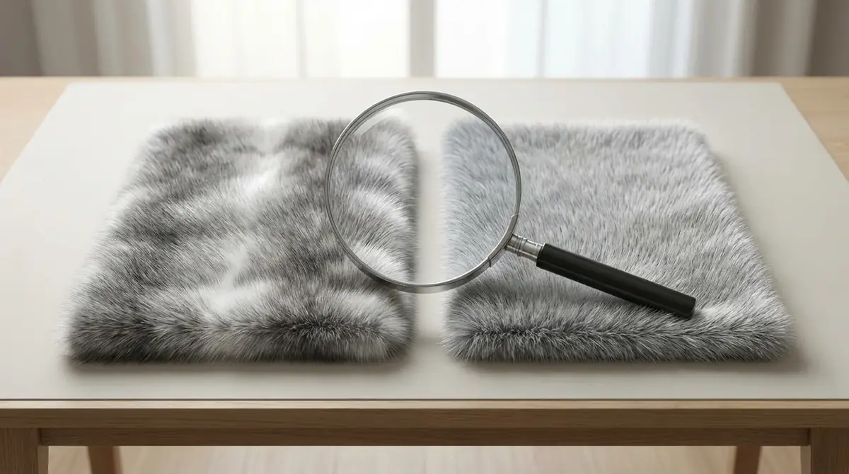 チンチラコートの偽物・フェイクファーの見分け方